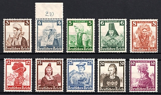 1935 Third Reich, Germany, Complete Set
