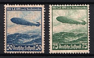 1936 Third Reich, Germany, Airmail, Complete Set
