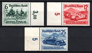 1939 Third Reich, Germany, Complete Set, Margins, Plate Numbers