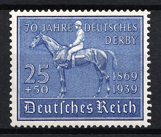 1939 25pf Third Reich, Germany, Complete Set