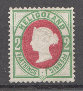 1875 Heligoland Germany 2 F/2 Pf