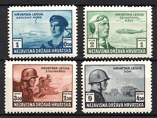 1943 Croatian Legion, Croatia, NDH, Complete Set