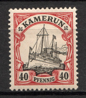1900 Kamerun German Colony (CV $110, Broken Frame)