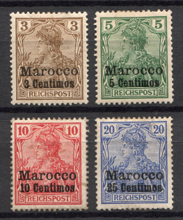 1900 Morocco German Offices Abroad