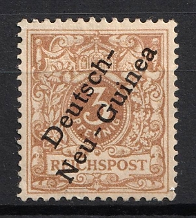 1898 3pf New Guinea, German Colonies, Germany, Light Brown Color