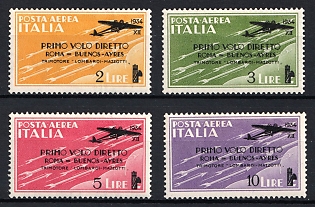 1934 Italy, Airmail, Complete Set