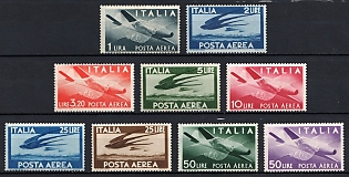 1945 Italy, Airmail, Complete Set