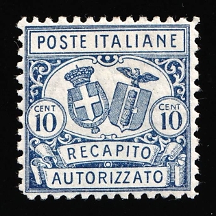 1928 10c Italy, Delivery Stamp, Complete Set