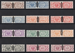 1945 Italy, Parcel Post Stamps, Complete Set