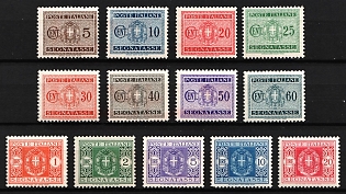 1934 Italy, Postage Due Stamps, Complete Set