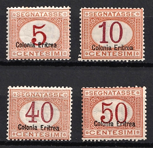 1920-26 Eritrea, Italian Colonies, Postage Due Stamps