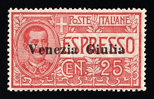 1919 25c Austrian Territories Acquired by Italy, Venezia Giulia, Italian Occupation
