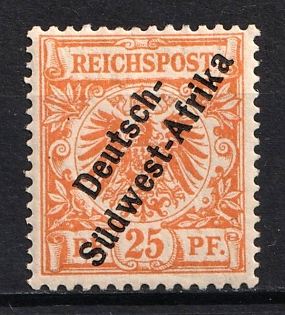 1897-99 25pf South West Africa, German Colonies, Germany