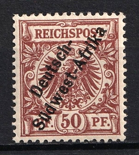 1897-99 50pf South West Africa, German Colonies, Germany