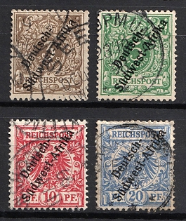1897-99 South West Africa, German Colonies, Germany, Complete Set