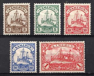 1905-19 Cameroon, German Colonies, Kaiser’s Yacht, Germany