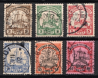 1901 East Africa, German Colonies, Kaiser’s Yacht, Germany