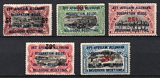 1922 Belgian Congo, Belgian Occupation of German East Africa, Issues of the Mandate Administration, Complete Set