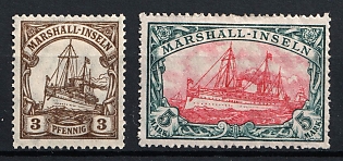 1916-19 Marshall Islands, German Colonies, Kaiser’s Yacht, Germany