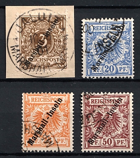 1899 Marshall Islands, German Colonies, Germany, Signed