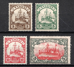 1909-19 Togo, German Colonies, Kaiser’s Yacht, Germany