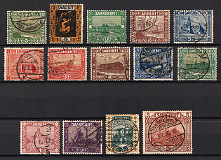 1922 Saar, Germany, Complete Set