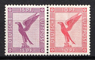 1931 Weimar Republic, Germany, Se-tenant, Zusammendrucke, Airmail