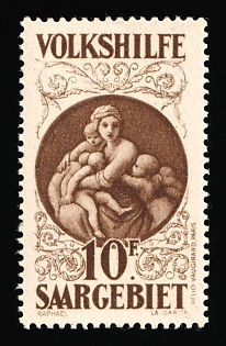1928 10f Saar, Germany, Certificate