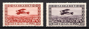 1928 Saar, Germany, Airmail, Complete Set