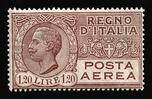 1927 1,20L Italy, Airmail, Special Delivery Stamp, Complete Set