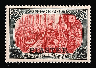 1903 25pi on 5m German Offices in Turkey, Germany