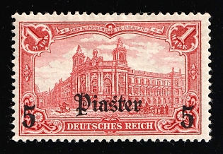 1905 5pi on 1m German Offices in Turkey, Germany, Signed
