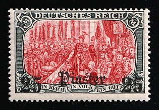 1905 25pi on 5m German Offices in Turkey, Germany