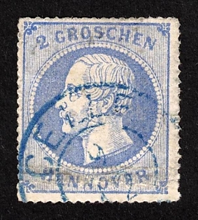 1864 2gr Hannover, German States, Germany