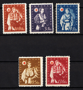 1942 Croatia, NDH, Complete Set