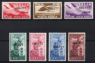 1949/52 Trieste, Italy, Zone A, Allied Military Government, Airmail, Complete Set