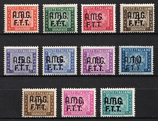 1947/49 Trieste, Italy, Zone A, Allied Military Government, Complete Set