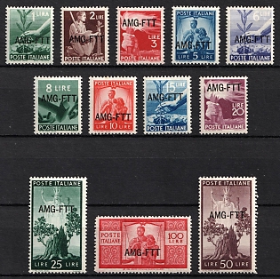 1949/50 Trieste, Italy, Zone A, Allied Military Government, Complete Set