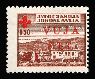 1948 2L on 0.50p, Trieste, Italy, Zone B, Yugoslav Military Government, Complete Set