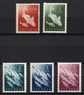 1950 Trieste, Italy, Zone B, Yugoslav Military Government, Complete Set