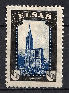 1920 Alsace, Germany Lost Territories, Commemorative Stamps, German Propaganda, Early Printing