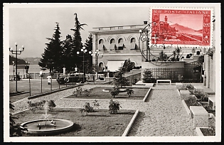 1947 (24 May) Italy, Campione d'Italia, Local Issues, Postcard, franked with 0.20 Fr