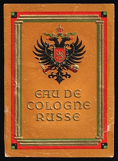 Eau De Cologne, Russian Advertisement for Foreign Countries, Russian Empire Cinderella