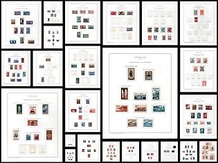 Trieste, Italian Occupation, Collection of Different Issues of Stamps