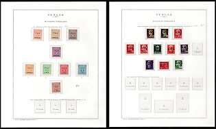 Italian Occupation, Collection of Different Issues of Stamps