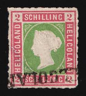 1867 2S Heligoland, German States, Germany, Signed by Schucz