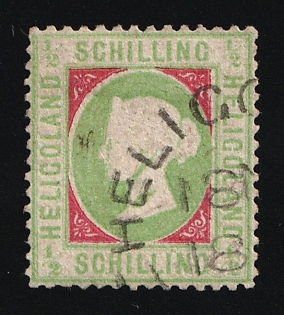 1873 1/2S Heligoland, German States, Germany, Signed by Berger