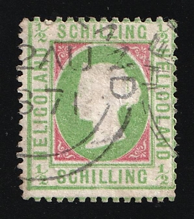 1870 1/2S Heligoland, German States, Germany, Signed by Schucz, Richter