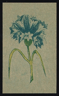Flower, Fight Against Tuberculosis, Soviet Russia Charity Cinderella