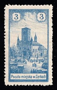 1918 3h Zarki Local Issue, Poland, 1st Issue, Signed